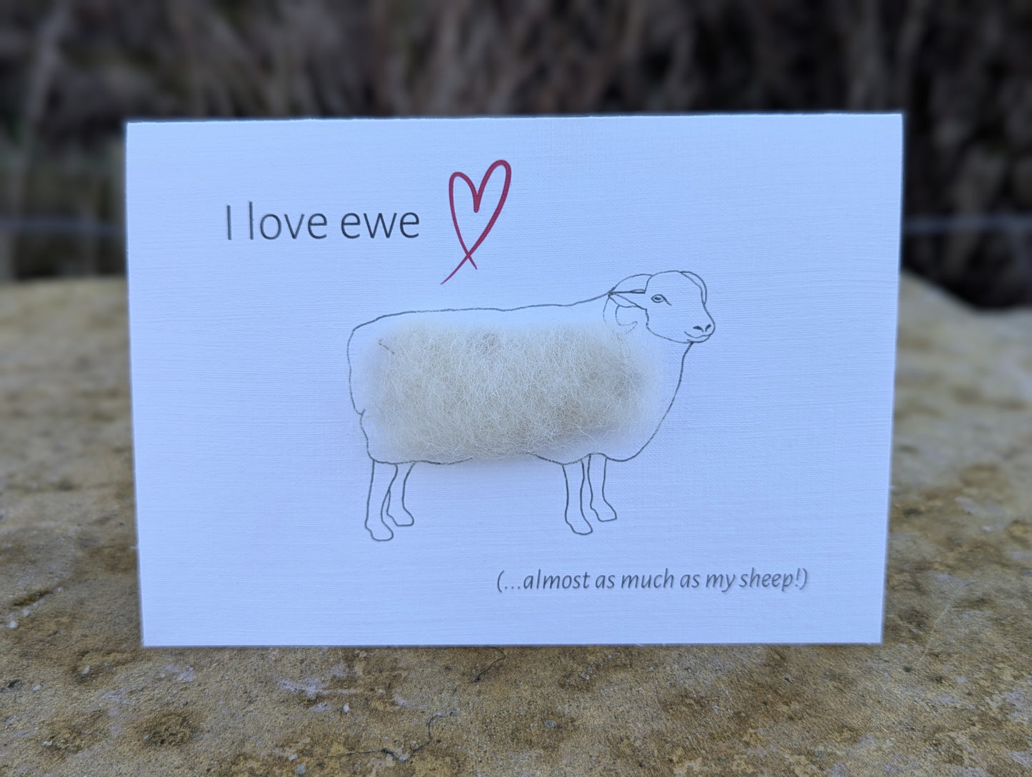 Valentine's Day Card (Sheep Lovers)