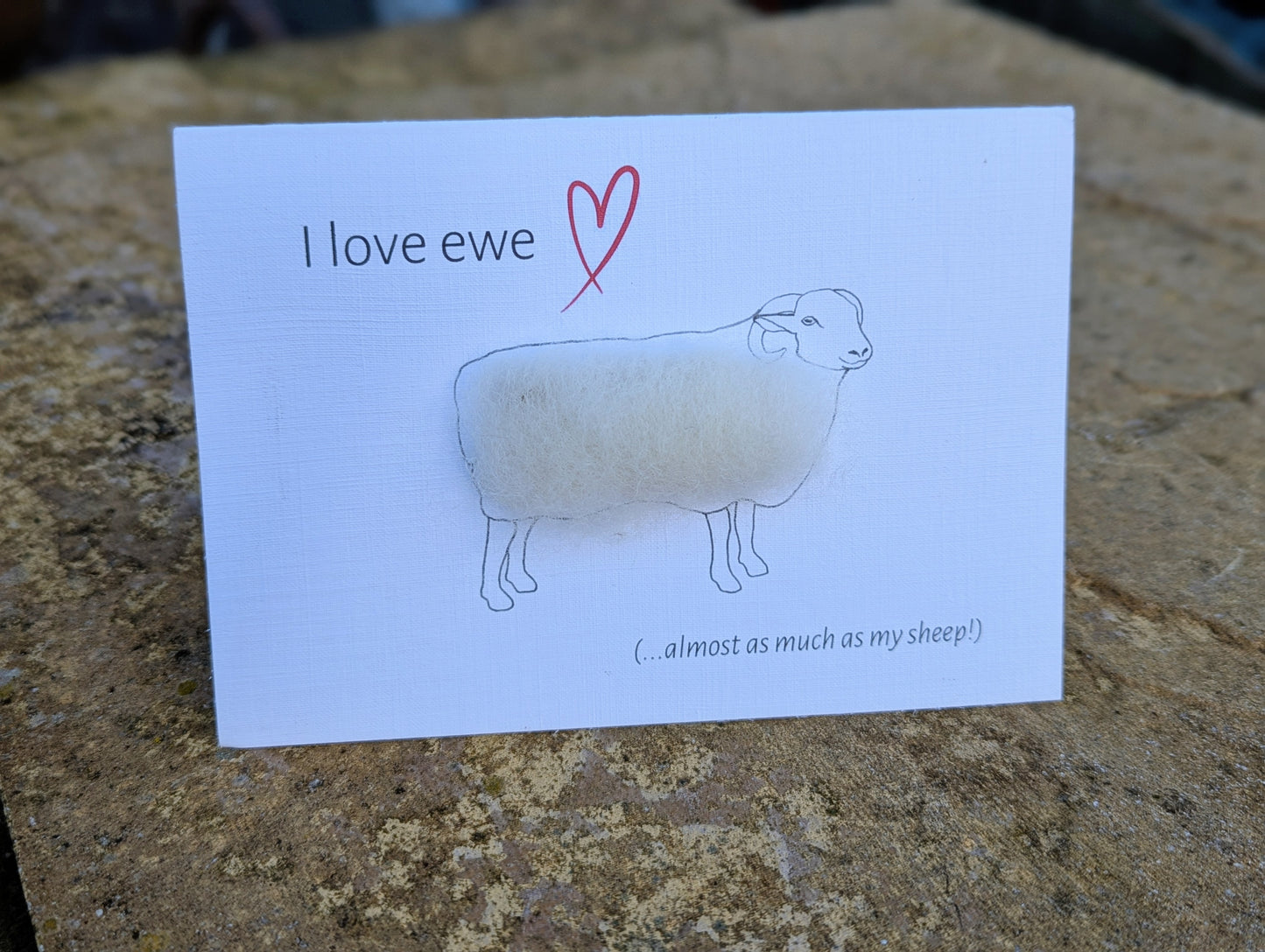 Valentine's Day Card (Sheep Lovers)