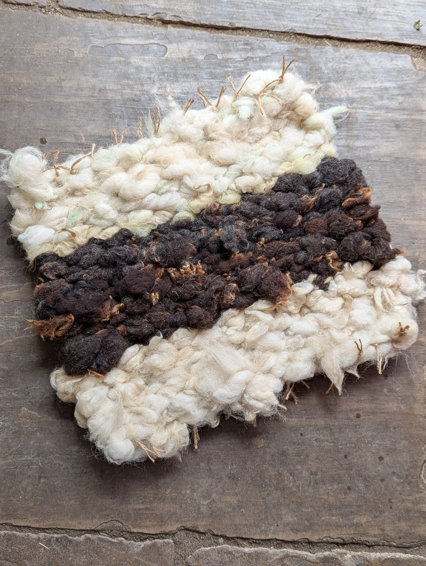Peg Loom Wool Seat Pad